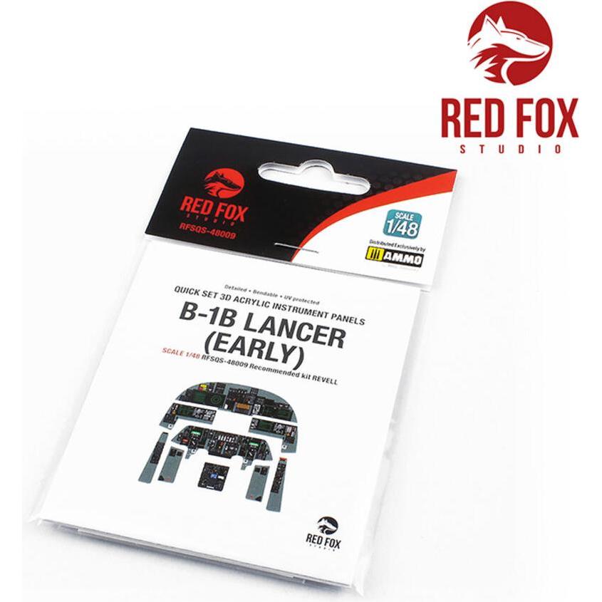 Thumbnail - Red Fox 1/48 Rockwell B-1B Lancer (Early) (for Revell kit)