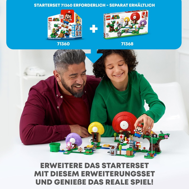 Image du produit LEGO Jeu d'extension pour la chasse au trésor des crapauds (71368, LEGO Super Mario)