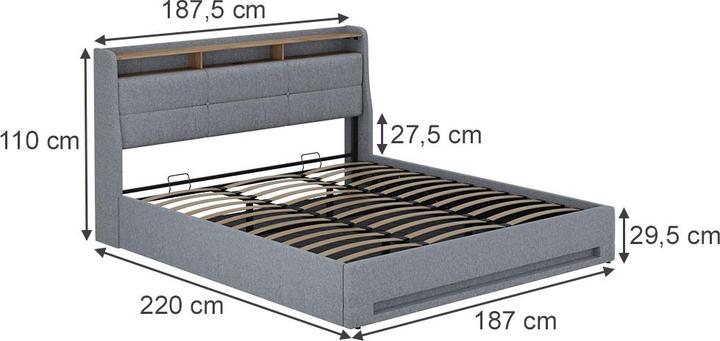 Actual product image Vicco Christin (180 x 200 cm)