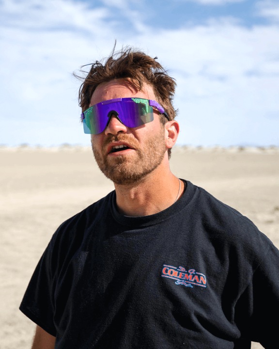 Actual product image Pit Viper The Donatello Polarized Double Wide (Donatello, Grey, Brown)