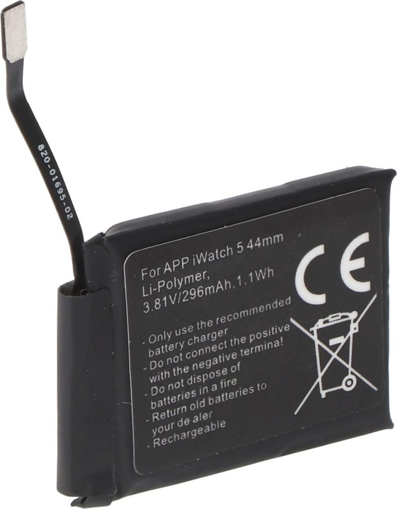 Immagine prodotto AccuCell Batteria Apple Watch 5 44mm, A2181, A2157