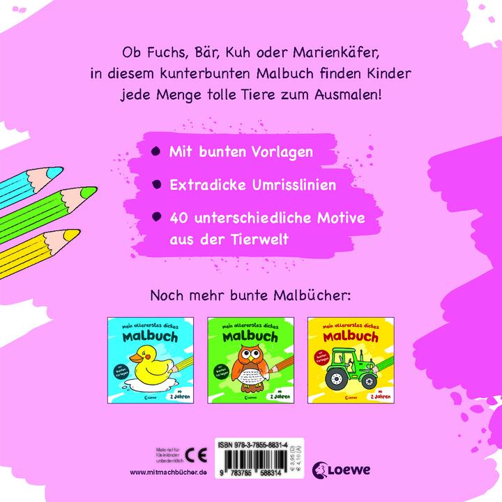 Produktbild Mein allererstes dickes Malbuch (Delfin)