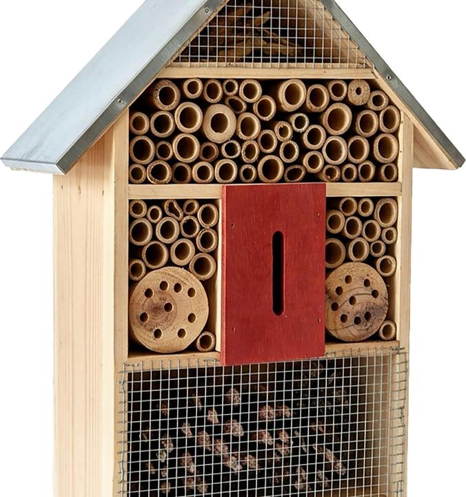 Image du produit Relaxdays Hôtel insectes (Abeilles sauvages, Chrysanthèmes, Coccinelles, Papillons)