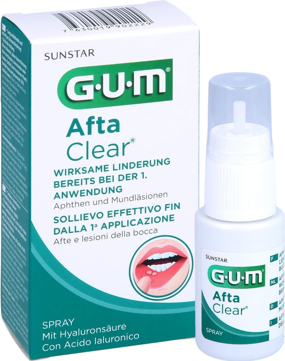 Image du produit GUM SUNSTAR AftaClear Spray (15 ml, Vaporisateur buccal)