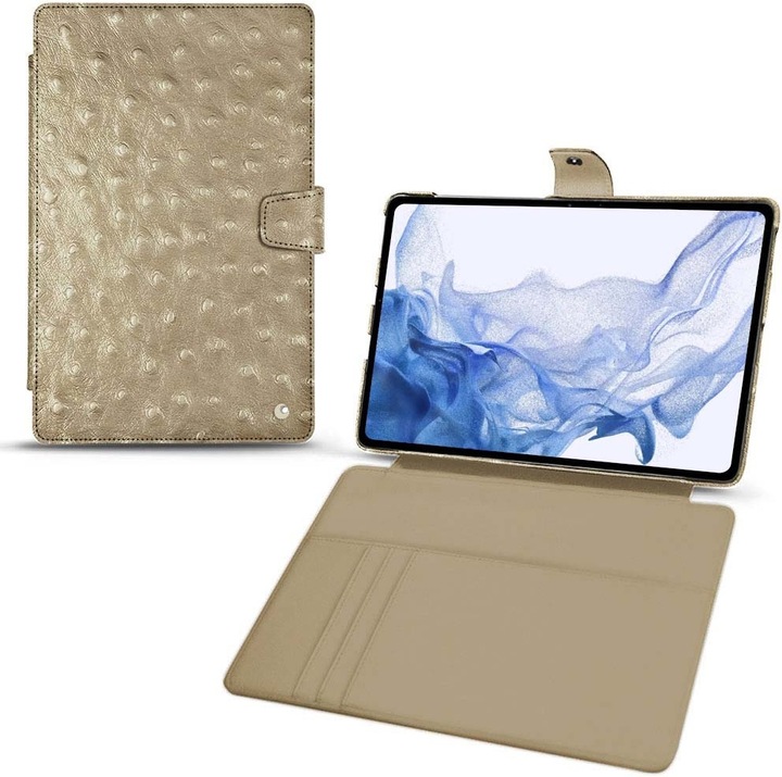 Image du produit Noreve Coque en cuir portefeuille à rabat horizontal (Galaxy Tab S8 Ultra)