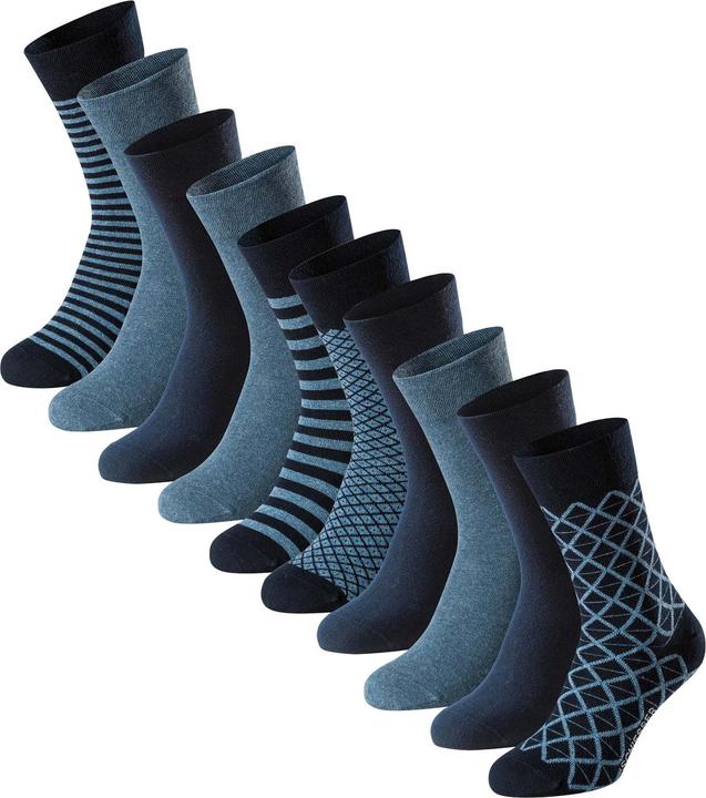 Blue, Patterned, Striped