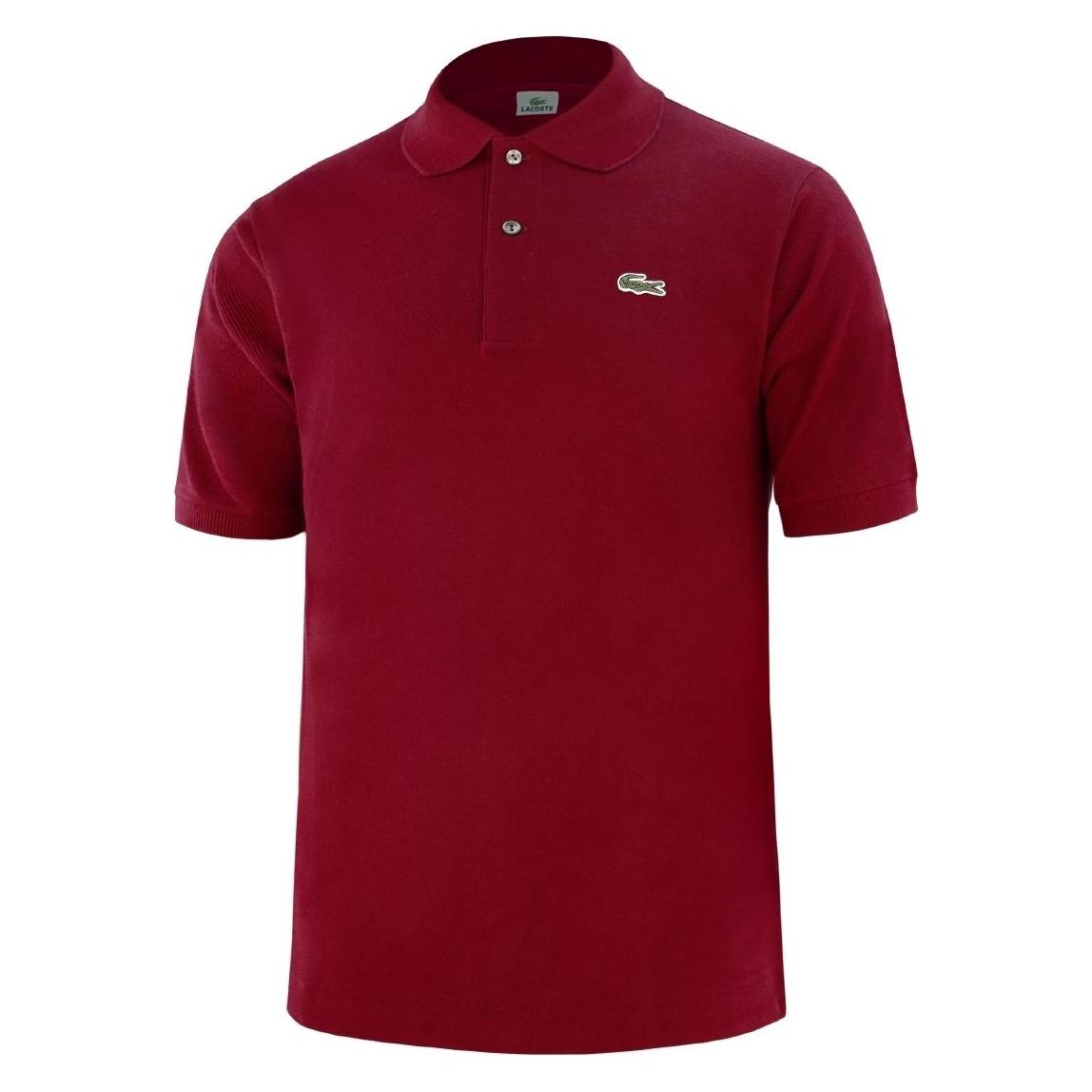 Lacoste, Herren, Shirts, Polo Shirt Short Sleeves Bordeaux, Rot, (4XL)