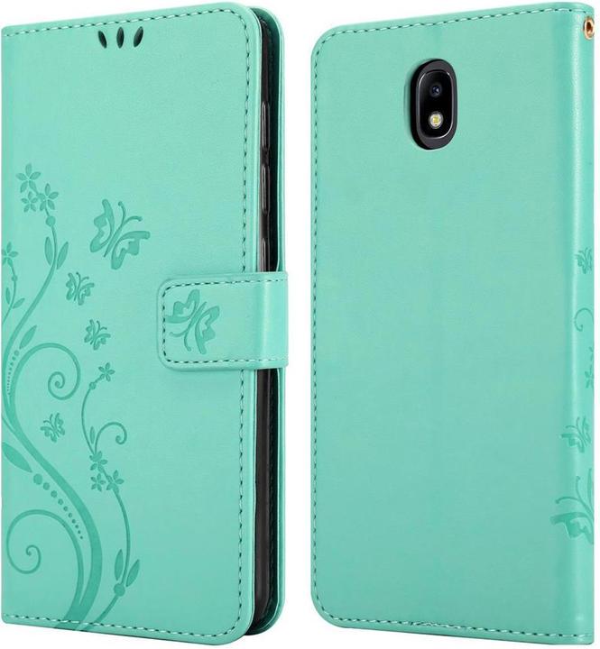 Actual product image Cadorabo Flower Book Cover (Samsung Galaxy J7 2018)