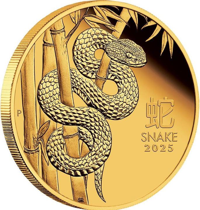 Produktbild The Perth Mint Gold Lunar III Schlange 1 oz PP - 2025 (999.90, 2025)