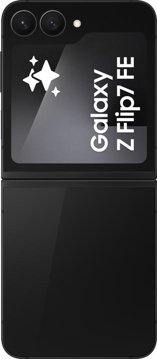 Produktbild Samsung Galaxy Z Flip7 FE (256 GB, Black, 6.70", SIM + eSIM, 5G)