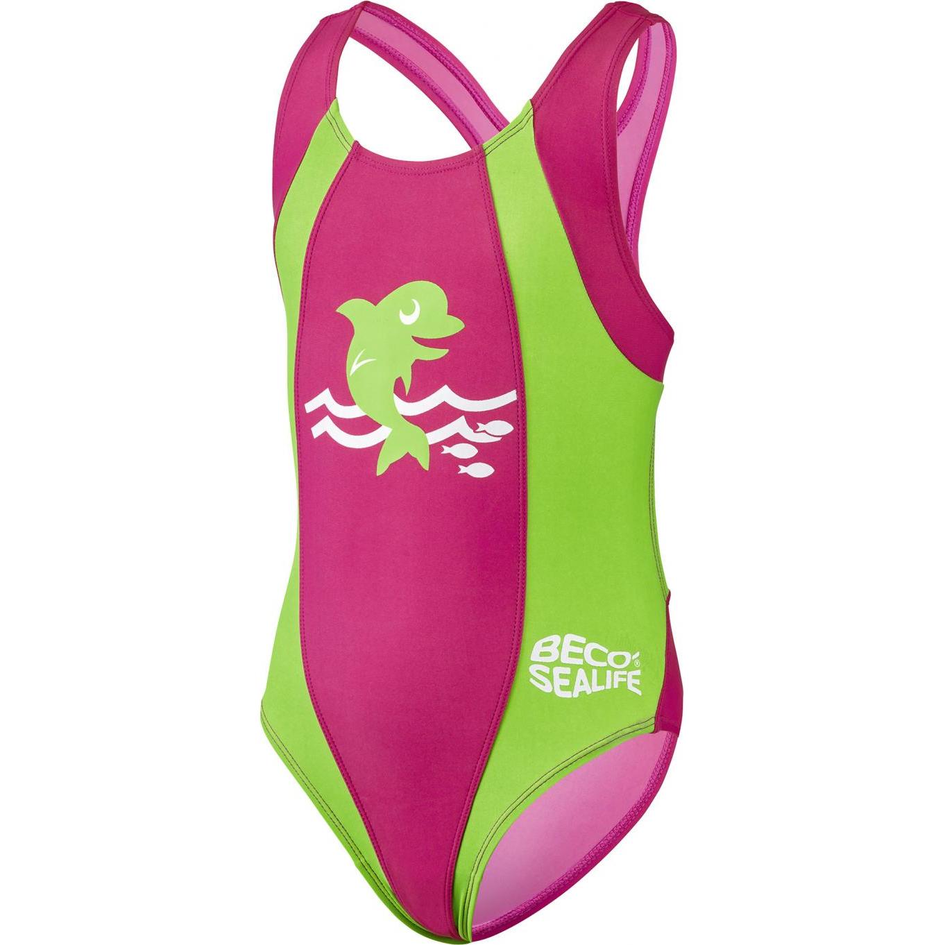 Beco, Mädchen, Badeanzug, Schwimmanzug Mädchen, Pink, (128)