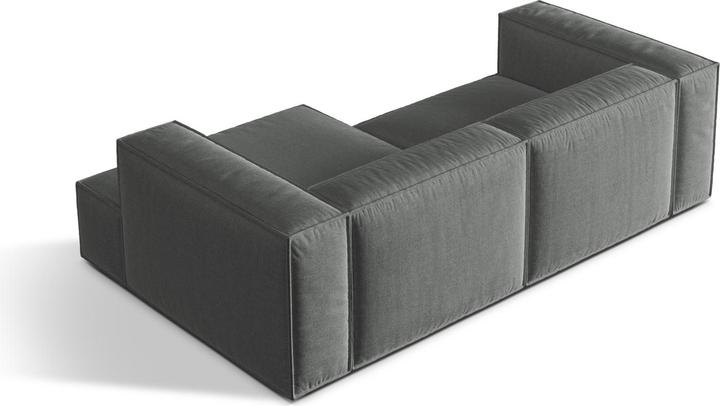 Actual product image Micadoni Modular Right Corner Sofa, "Nuria", 3 Seats, 147x252x72 Made in Europe (Modular sofa, Corner sofa)