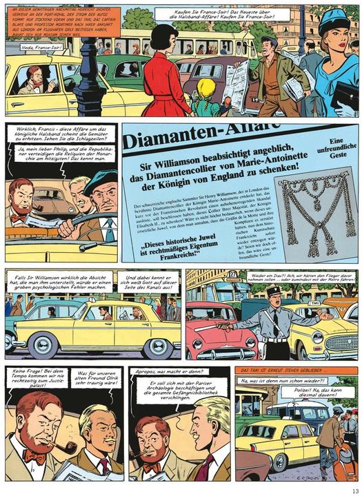 Actual product image Blake und Mortimer Bibliothek 7: Die Diamanten-Affäre (German, Edgar-Pierre Jacobs, 2025)