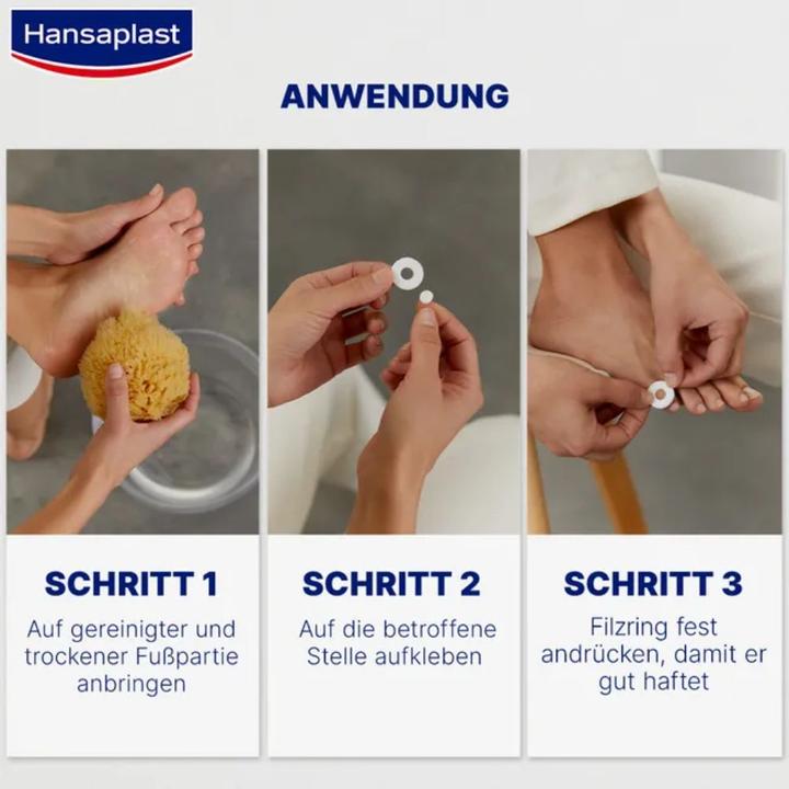 Produktbild Hansaplast Hühneraugen-Druckschutzringe, 20 St. Pflaster (20x)