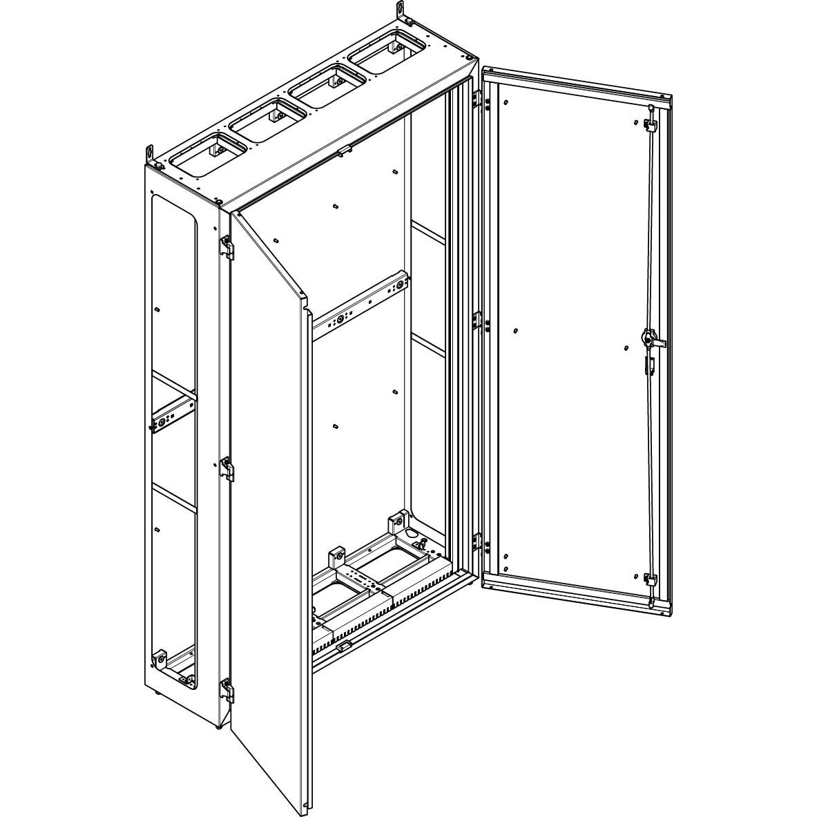 ABN NT412EB, Serverschrank Zubehör, Weiss