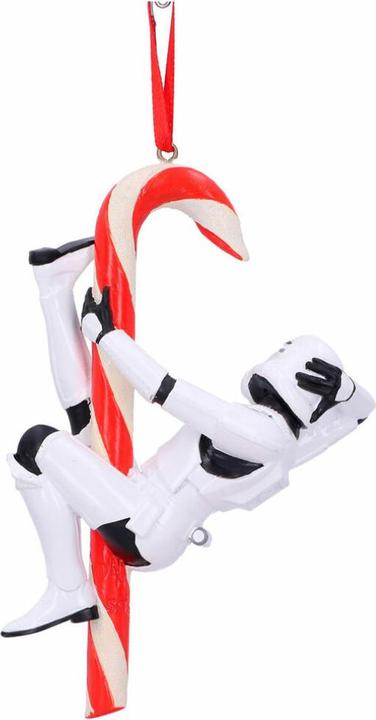 Productafbeelding Nemesis Now Stormtrooper Candy Cane Hangend Ornament 12cm