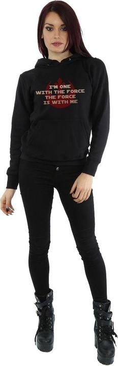 Immagine prodotto Star Wars Rogue One I'm One With The Force Red Felpa con Cappuccio Donna (XS)