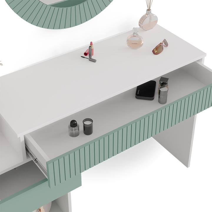 Actual product image Vicco Arles with stool (120 x 40 x 77 cm)
