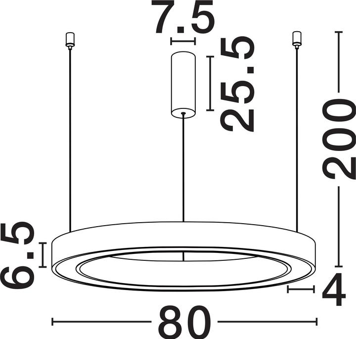 Actual product image Nova Luce Sting (2968 lm)