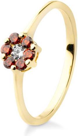Produktbild Breuning RING - BRILLANT ROT/Brill. 0,25 Ct. H/si (50, 585/14 K Gold)