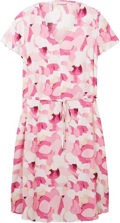 Produktbild Tom Tailor Vestito con Design di Forme Rosa (46)