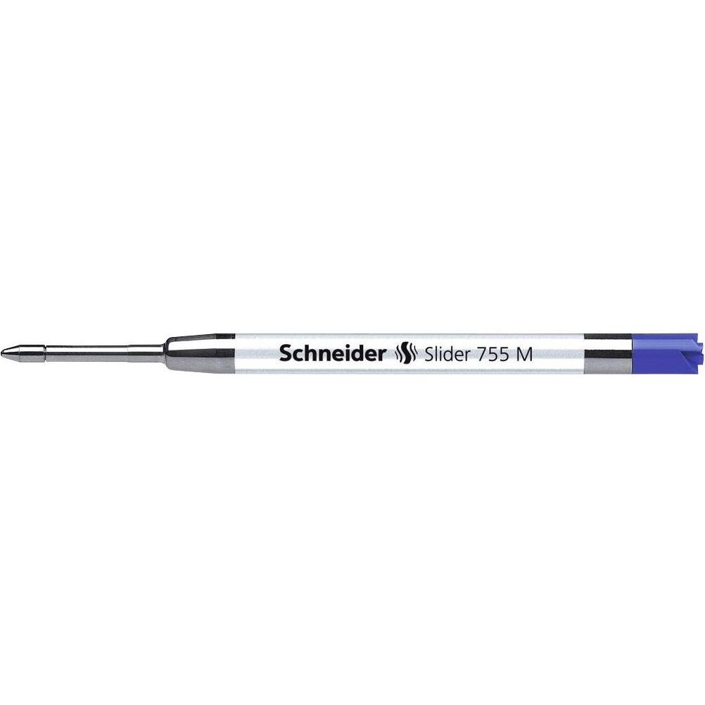 2x Schneider, Ersatzpatrone, Grossraummine Slider 755 (Ersatzmine, Blau, 0.60 mm)