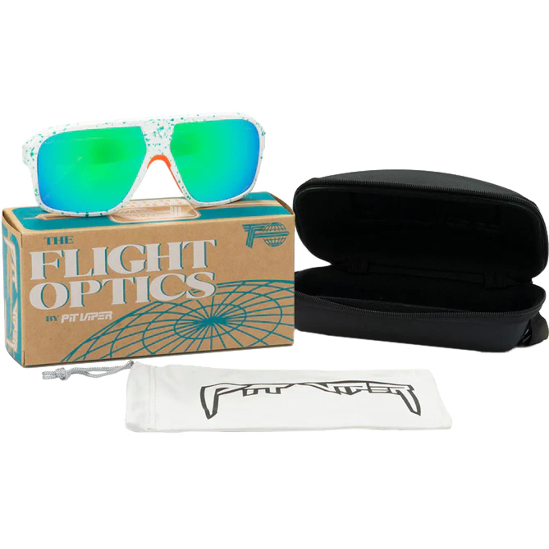 Pit Viper, Unisex, Sportbrille, The South Beach Flight Optics (Schwarz, Schwarz), Schwarz