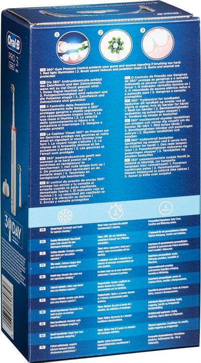 Nutritional values and ingredients Oral-B Pro 3 3000 (Oscillating toothbrush)