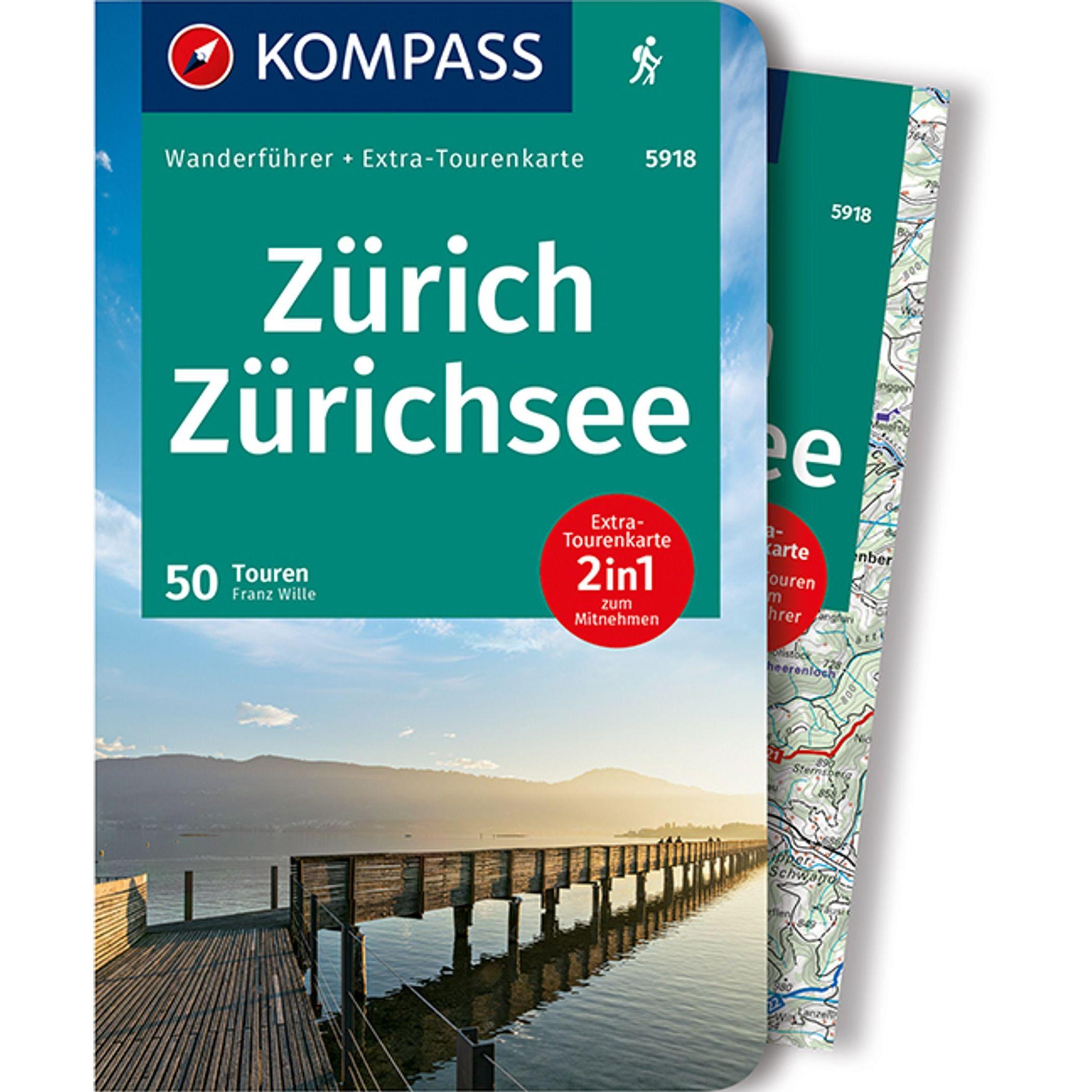 Wanderführer Zürich, Zürichsee, Landkarte