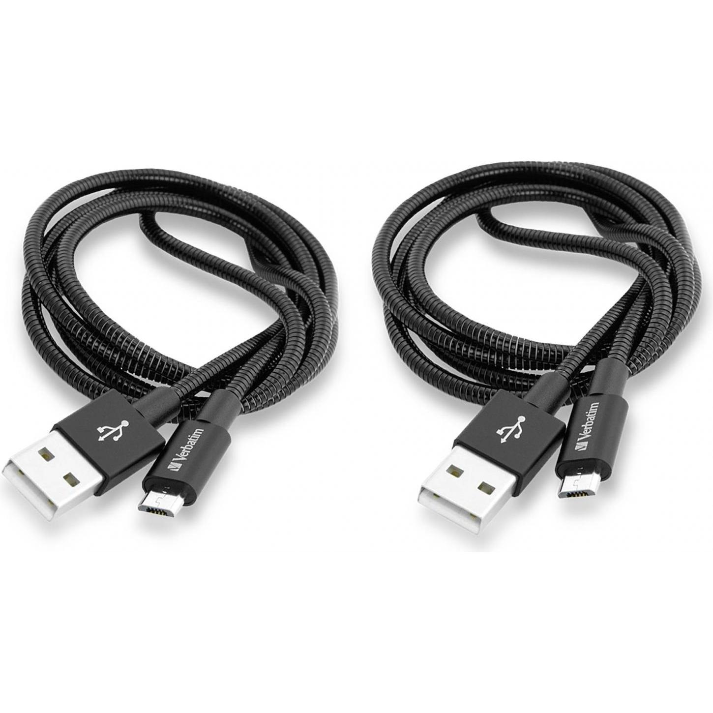 Verbatim Micro B USB Cable Sync & Charge (1 m, USB 2.0), USB Kabel