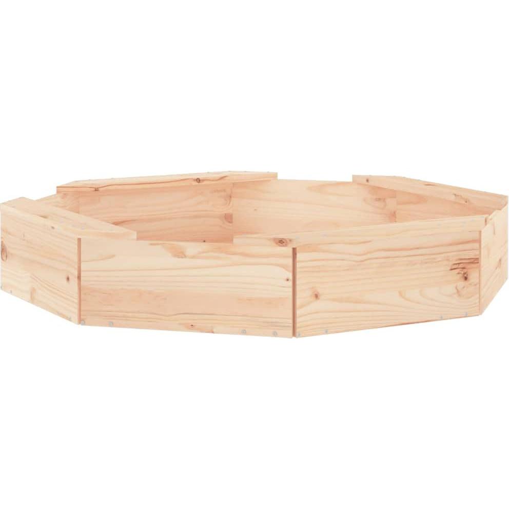 Thumbnail - VidaXL Sandkasten mit Sitzen Achteck Massivholz Kiefer,Material