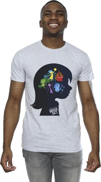 Image du produit Disney - T-shirt INSIDE OUT HEAD SILHOUETTE - Homme (5XL)