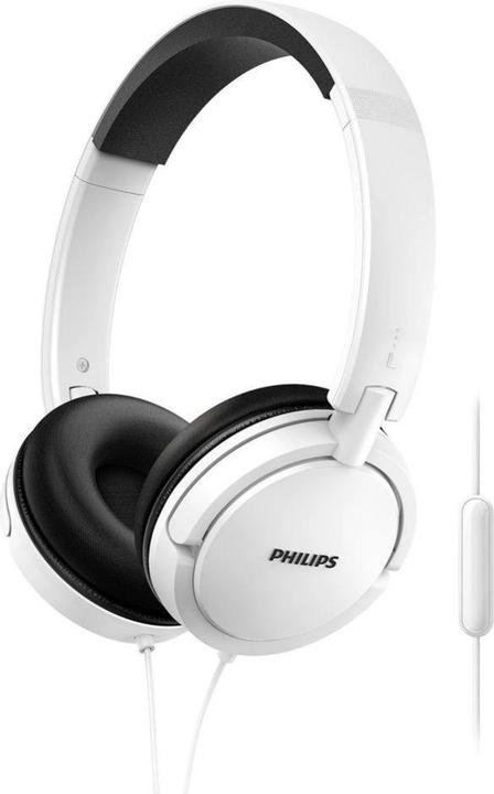 Produktbild Philips OnEar- Kopfhörer weiss (Kabelgebunden)
