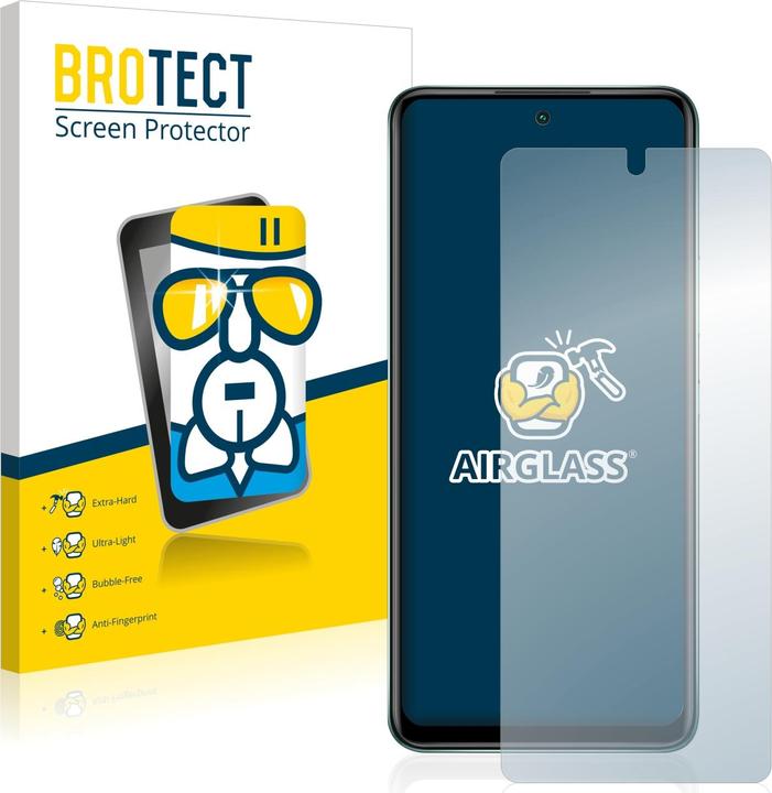 Actual product image BROTECT Protective glass screen protector clear (1 Piece, Infinix Hot 11s)