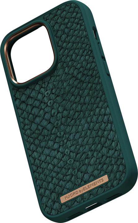 Image du produit Njord Étui rigide Salm.Leather Magsafe vert (Apple iPhone 14 Pro)