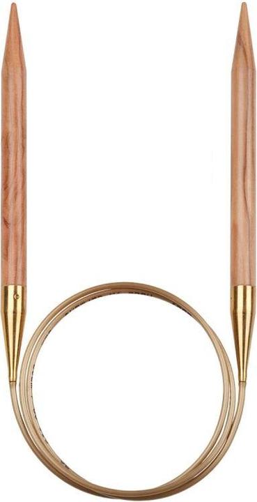 addi Rundstricknadel Olivenholz 8,00 mm 80 cm