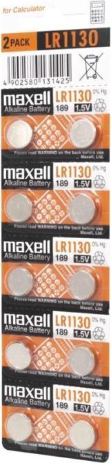 Produktbild Maxell LR1130 Blister (10 Stk., AG10, 50 mAh)