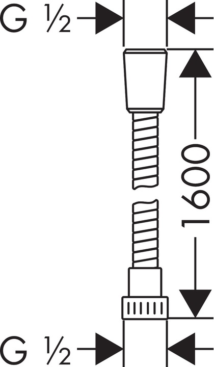Actual product image hansgrohe Metaflex (160 cm)