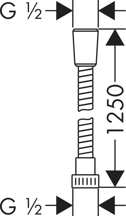Productafbeelding hansgrohe Metaflex (125 cm)