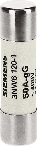 Produktbild Siemens Keramiksicherung MT 10A 500V AC 14x51mm 3NW6103-1 (10 A)