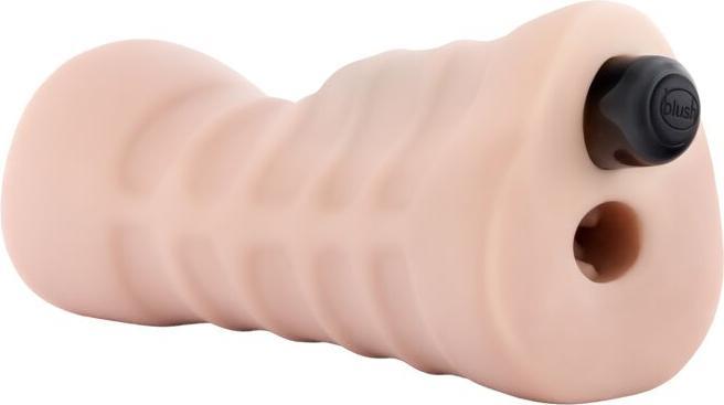 Actual product image Blush Enlust Nicole - AI Male Masturbator - Tight & Nubbed Canal Stroker with Vibrating Bullet to Am