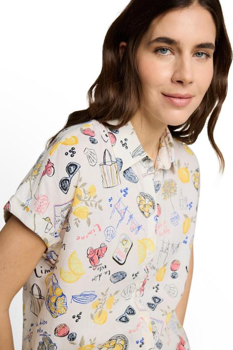 Immagine prodotto Tom Tailor blouse shortsleeves with linen (36, 42)