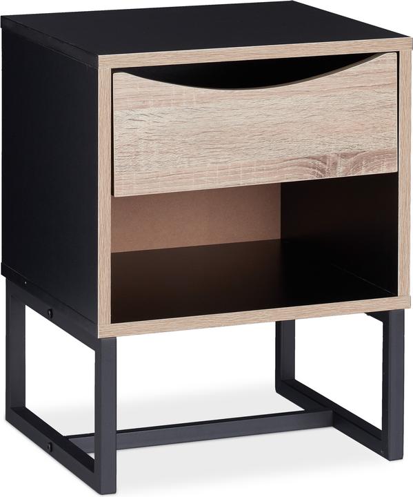 Actual product image Relaxdays Bedside table (39 x 35 x 50 cm)