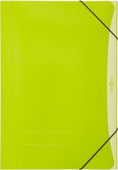 Produktbild Pagna Gummizugmappe A4 PP 3 Einschlagklappen farb sort 10Stk (A4, 10x)