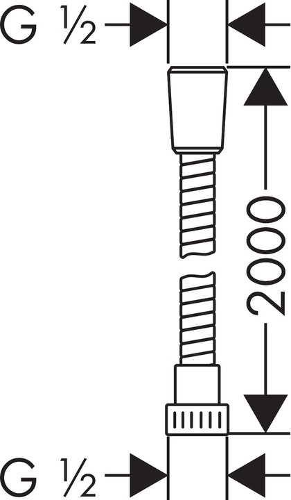 Actual product image hansgrohe Metaflex (200 cm)