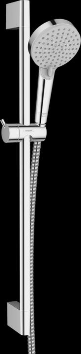 Produktbild hansgrohe Vernis Blend Duschset 100 Vario wassersparend mit Duschstange Crometta 65 cm