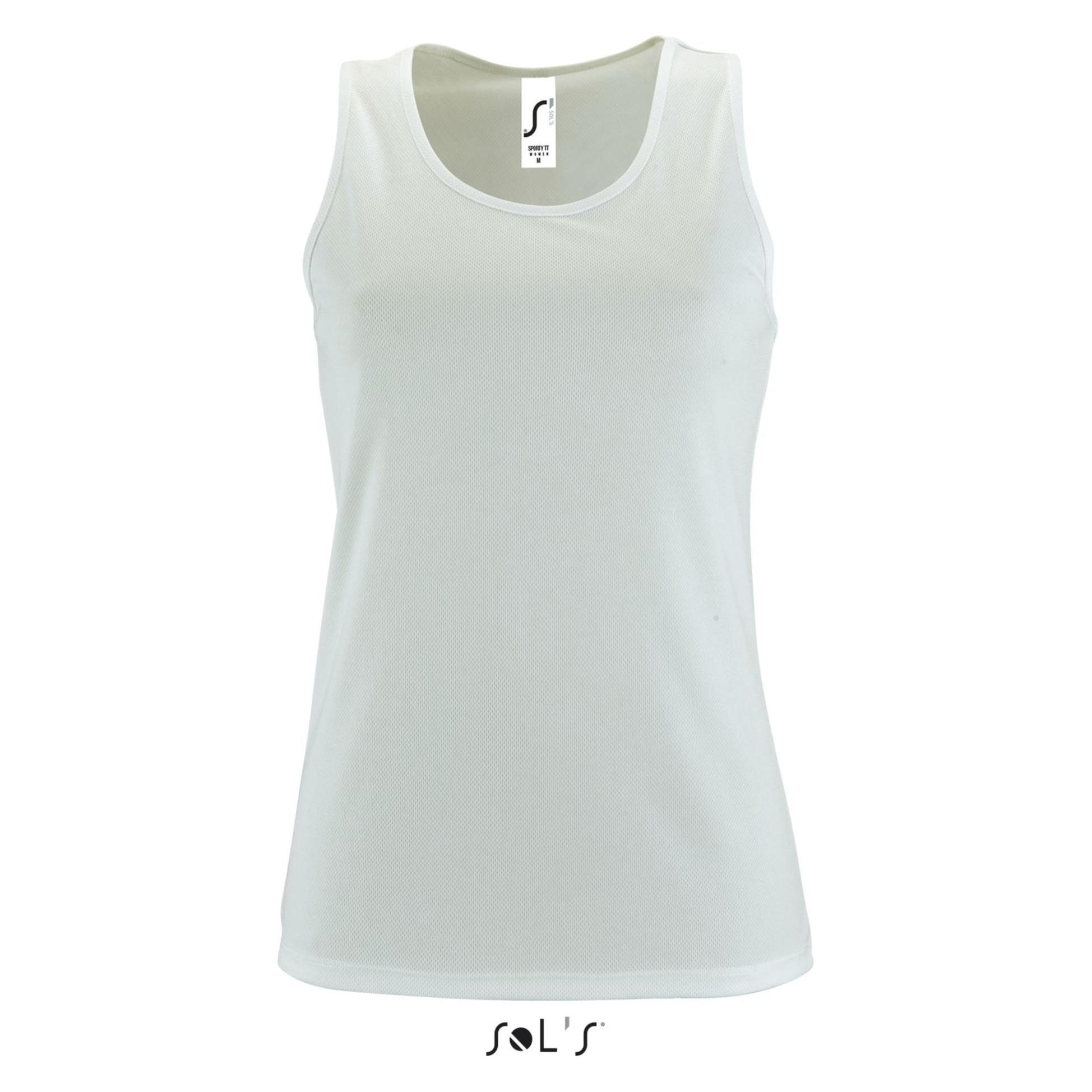 Sol's, Damen, Sportshirt, Sporty Tt (L), Weiss, L