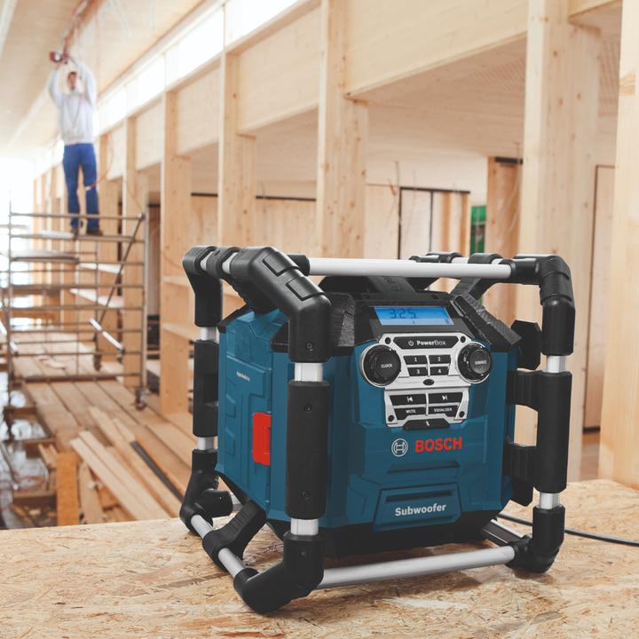Productafbeelding Bosch Professional GPB 18V-5 C Professional Akku Radio 18 V Bluetooth + 1x Akku 5,0 Ah - ohne Ladegerät (FM, Bluetooth)