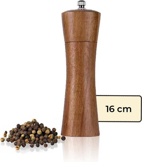 Macina pepe e sale in bambù WHITELINE 20 cm
