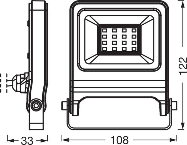 Immagine prodotto Ledvance OSRAM LED Aussenleuchte ENDURA Flood Warm White PCR Warm weiss 4099854486326 (1000 lm, IP65)
